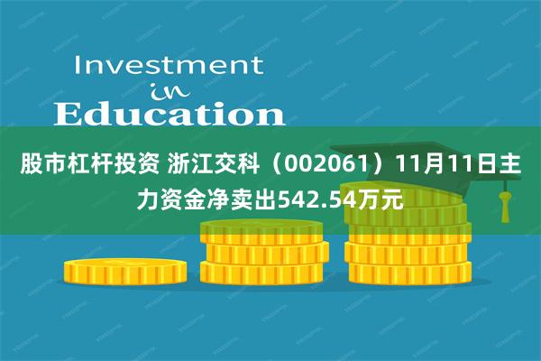 股市杠杆投资 浙江交科（002061）11月11日主力资金净卖出542.54万元