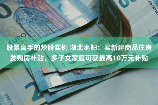 股票高手的炒股实例 湖北枣阳：买新建商品住房发购房补贴，多子女家庭可获最高10万元补贴