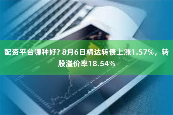 配资平台哪种好? 8月6日精达转债上涨1.57%，转股溢价率18.54%