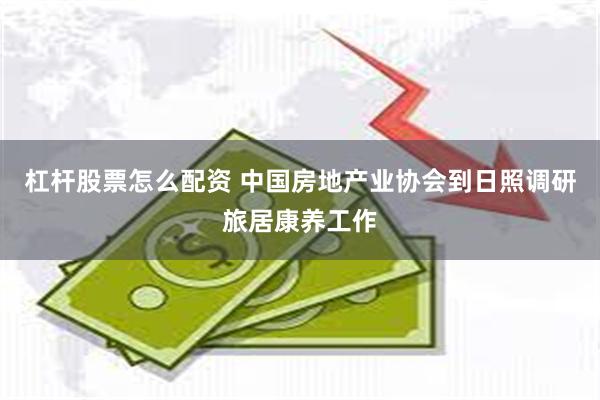 杠杆股票怎么配资 中国房地产业协会到日照调研旅居康养工作